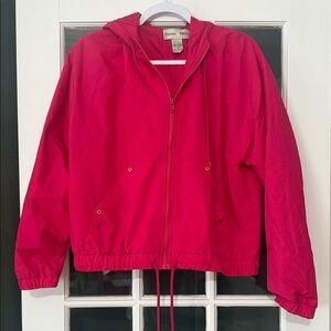 Bright Pink Windbreaker Jacket-vintage